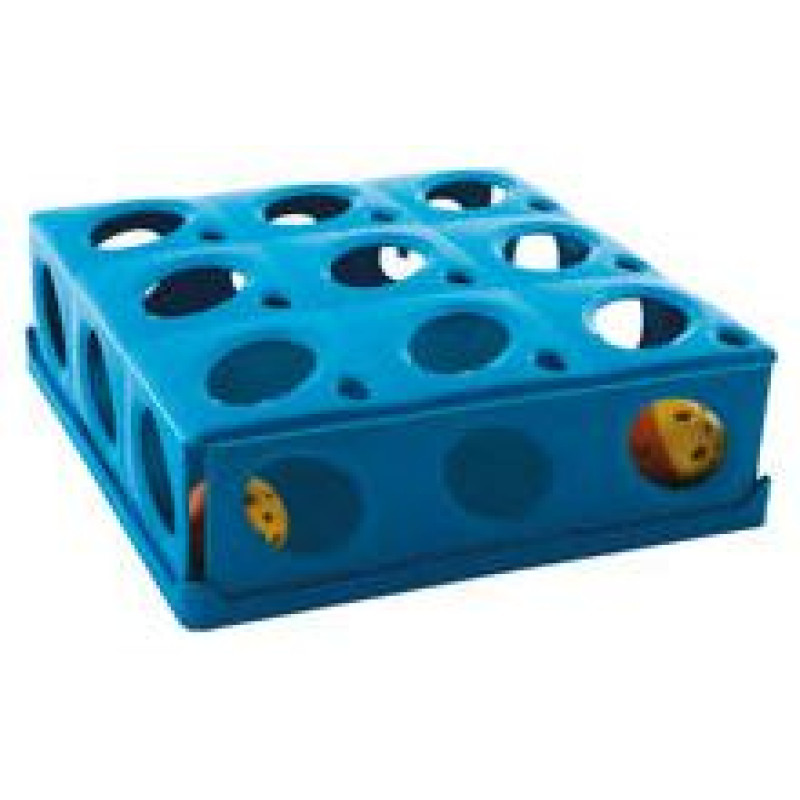 Georplast Rotaļlieta kaķiem Tricky ar 2 bumbām cm. 25x25x9h.