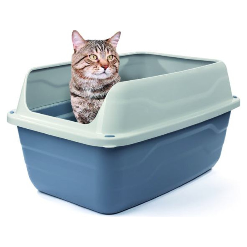 Georplast Atvērtā kaķu tualete ar apmali Sonic Colosseo 56x40x30 cm