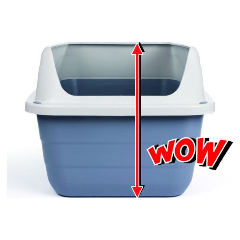 Georplast Atvērtā kaķu tualete ar apmali Sonic Colosseo 56x40x30 cm