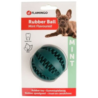 Flamingo gumijas rotaļlieta suņiem BALL ar piparmētru 7 cm