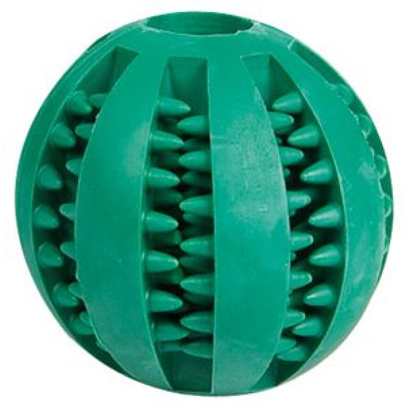 Flamingo gumijas rotaļlieta suņiem BALL ar piparmētru 7 cm