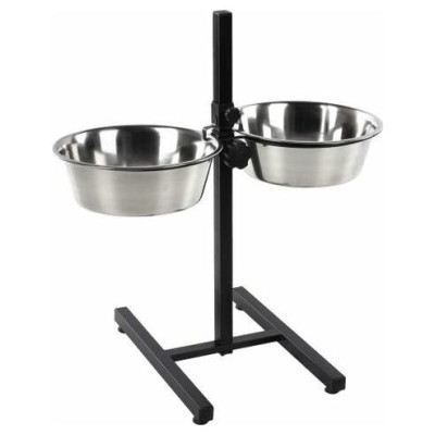 Flamingo Statīvs bļodām 2x27cm 4l (ar bļodām)