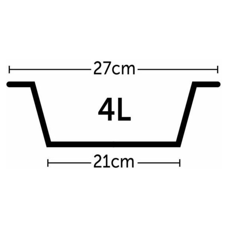 Flamingo Statīvs bļodām 2x27cm 4l (ar bļodām)