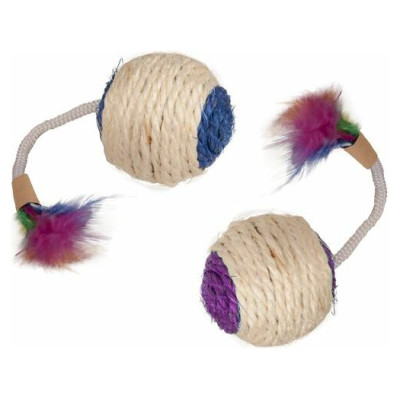 Flamingo BOULY SISAL BALL 5cm rotaļlieta kaķiem