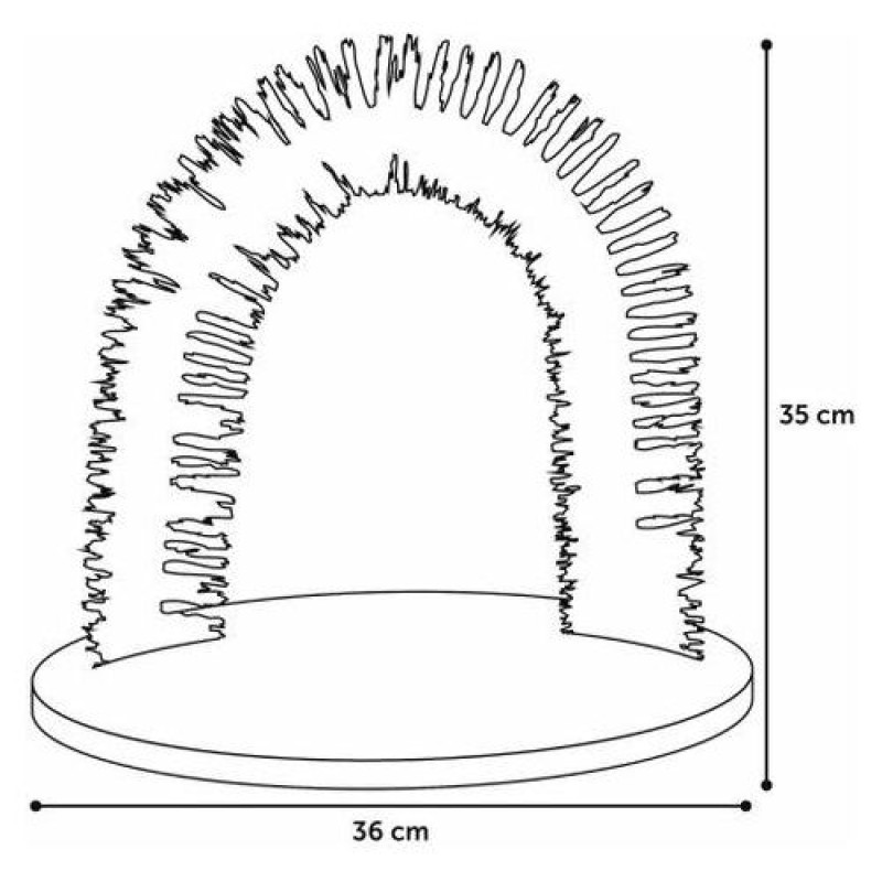 Flamingo MASSAGE BRUSH TRIOMF 36x28.5xh35cm