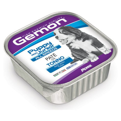 Gemon Dog pate Puppy & Junior tuna 150 gr - pastēte suņiem