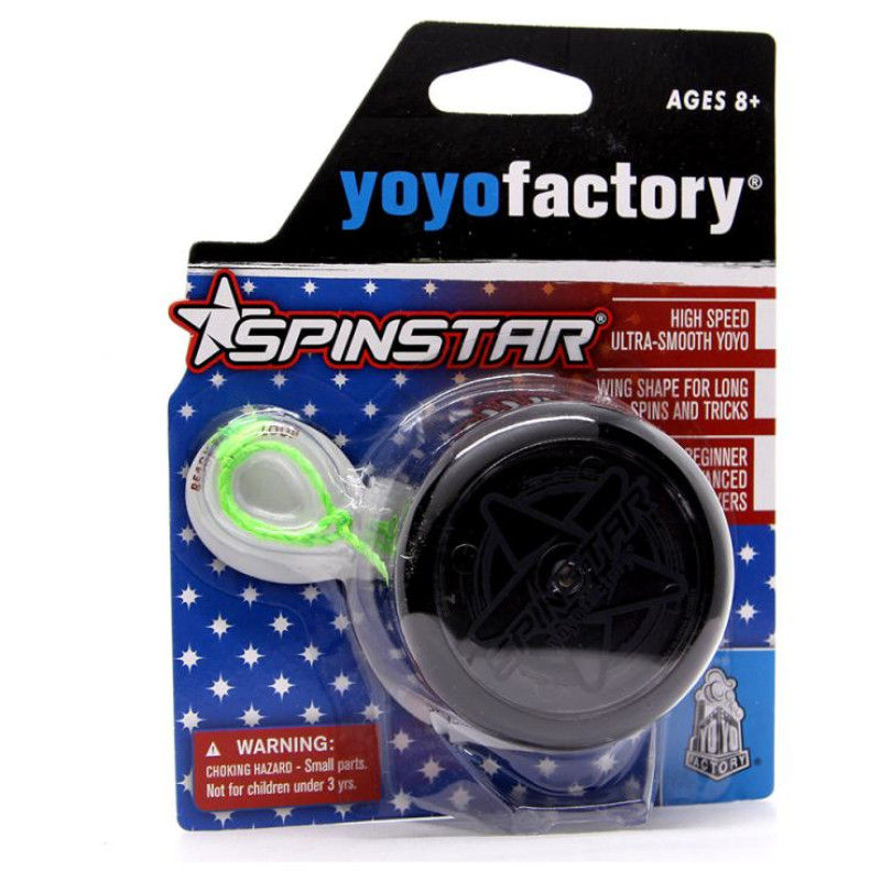 Yoyofactory YO-YO SPINSTRAR iesācējiem/ar iemaņām, melns - YO 442