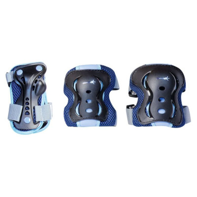 Muuwmi Elkoņu un ceļu aizsargu komplekts, M izmērs, zils - AU 554