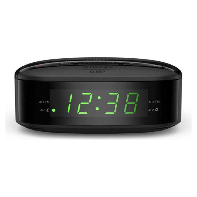 Philips radio pulkstenis, melns - TAR3205/12