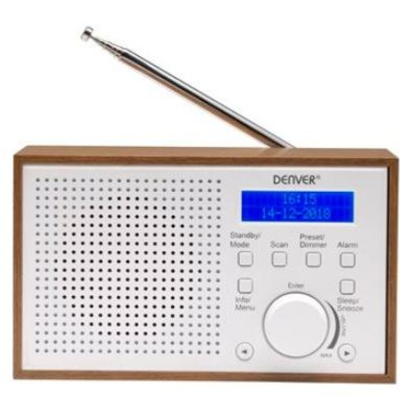 Denver DAB-46W White
