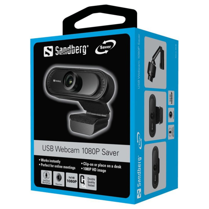 Sandberg 333-96 USB Webcam 1080P Saver