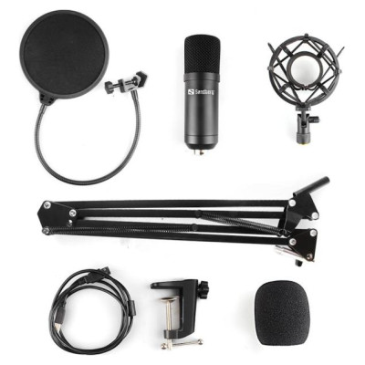 Sandberg 126-07 Streamer USB Microphone Kit