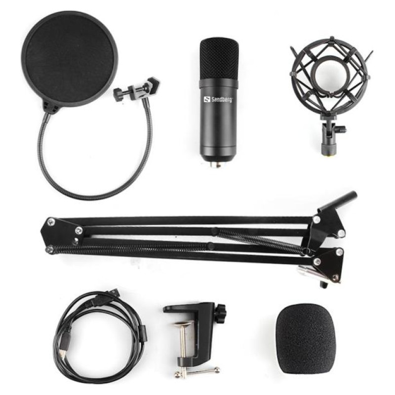 Sandberg 126-07 Streamer USB Microphone Kit