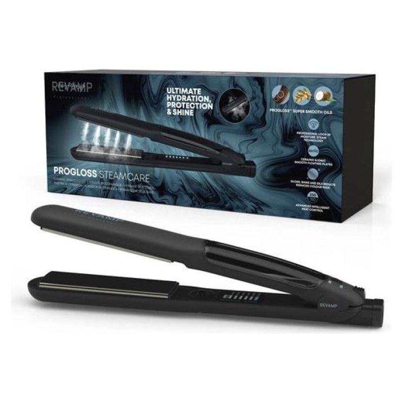 Revamp ST-1600-EU Progloss Steamcare Ceramic Hair Straightener