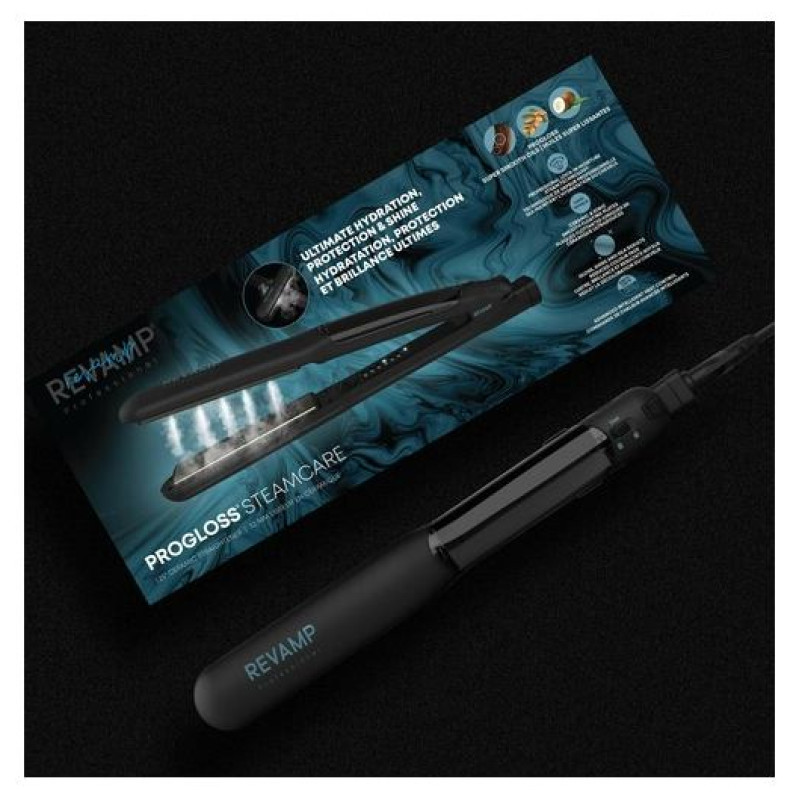 Revamp ST-1600-EU Progloss Steamcare Ceramic Hair Straightener