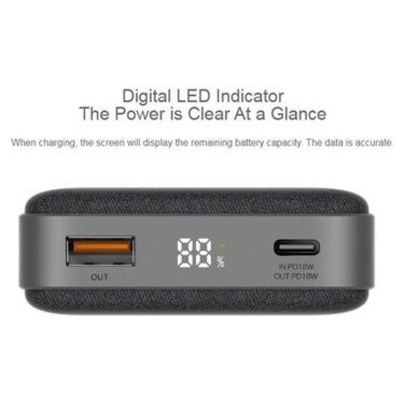 Orsen EW35 Wireless Power Bank 10000mAh black