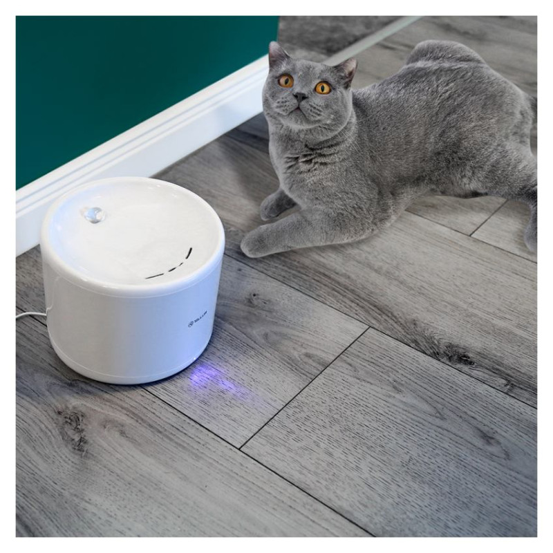 Tellur Smart WiFi Pet Water Dispenser, 2L white