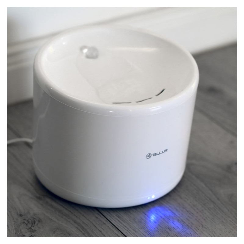 Tellur Smart WiFi Pet Water Dispenser, 2L white
