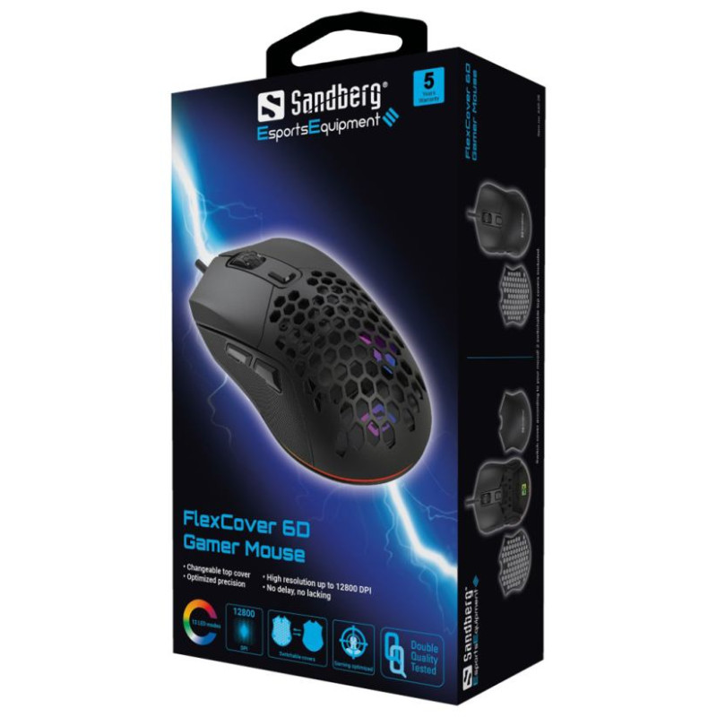 Sandberg 640-28 FlexCover 6D Gamer Mouse
