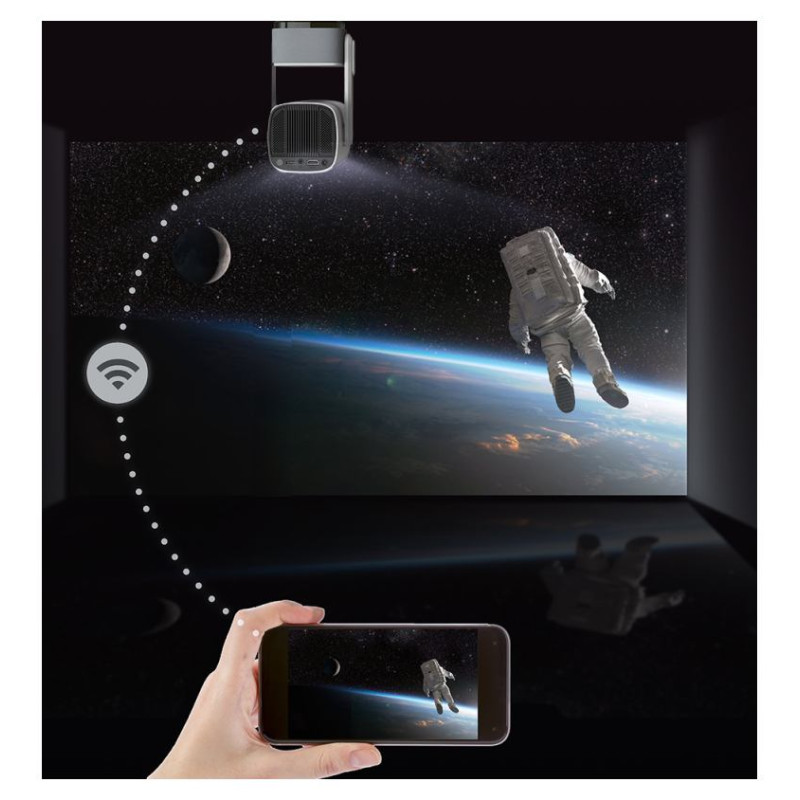 Manta PMA102M24 MultiVision Portable Smart Projector