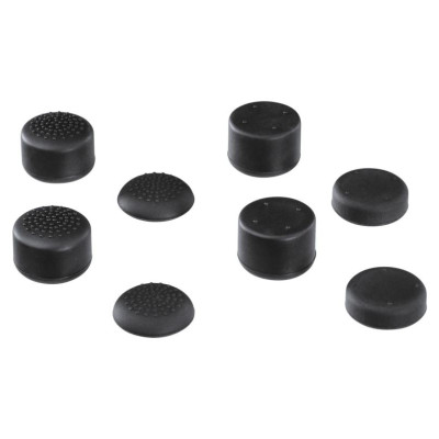 Hama 00054475 8-in-1 Control Stick Attachments Set for PlayStation/Xbox, Black
