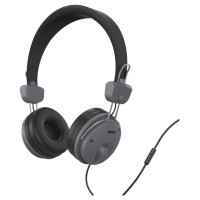 Hama 00184145 Fun On-ear Headphones, Black