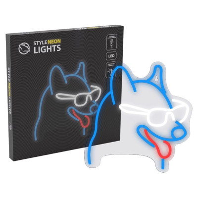 Manta SNL69MT Style Neon Lights DOG  WITH GLASSES