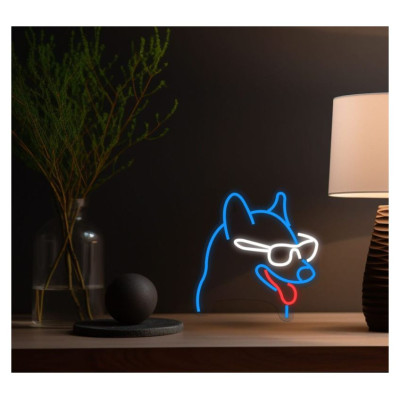 Manta SNL69MT Style Neon Lights DOG  WITH GLASSES
