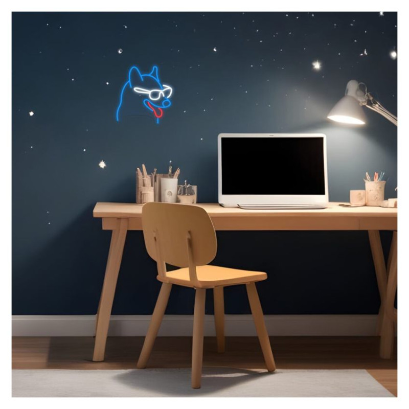 Manta SNL69MT Style Neon Lights DOG  WITH GLASSES