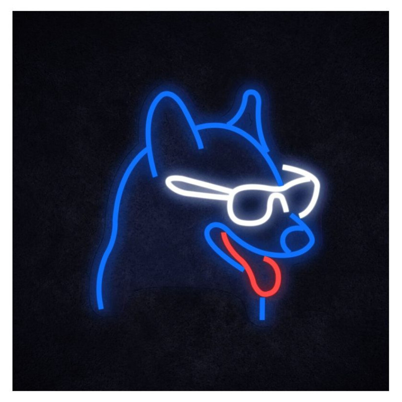 Manta SNL69MT Style Neon Lights DOG  WITH GLASSES
