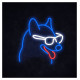 Manta SNL69MT Style Neon Lights DOG  WITH GLASSES