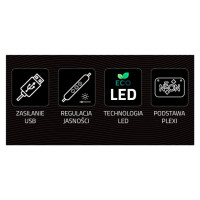 Manta SNL69MT Style Neon Lights DOG  WITH GLASSES