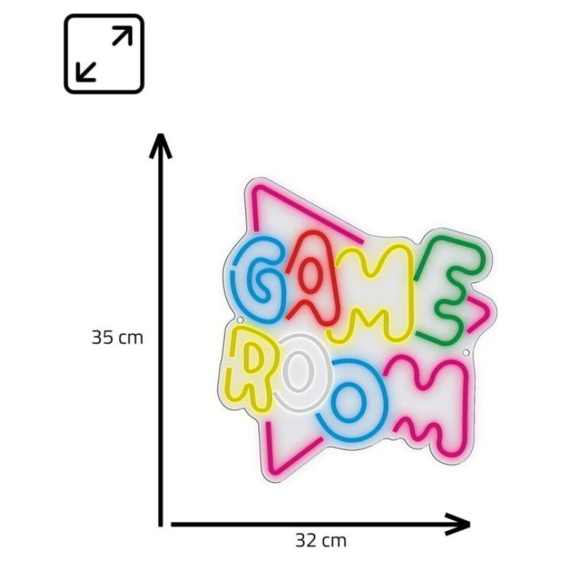 Manta SNL67MT Style Neon Lights GAME ROOM