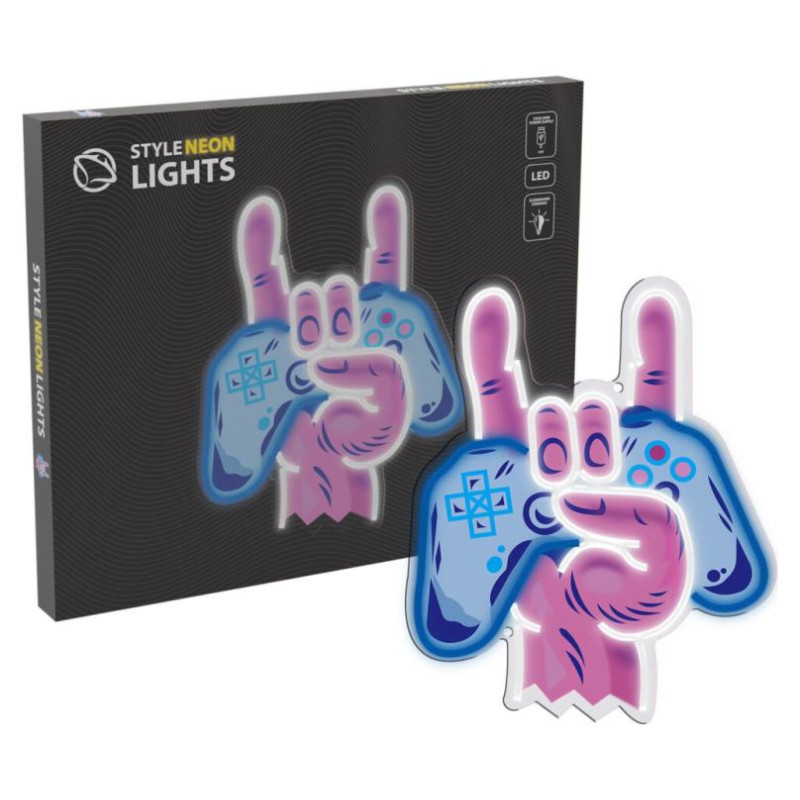 Manta SNL109MT Style Neon Lights HAND WITH GAMEPAD