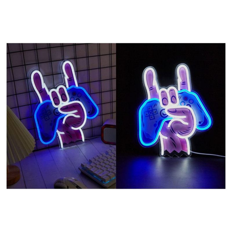 Manta SNL109MT Style Neon Lights HAND WITH GAMEPAD