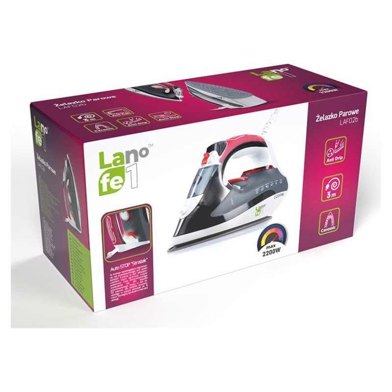 Lafe 44446 Steam Iron LAF02b