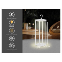 Beper P207ILI101 Rechargeable Lantern White