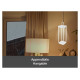 Beper P207ILI101 Rechargeable Lantern White