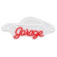Manta SNL95WH Style Neon Lights Garage white-red