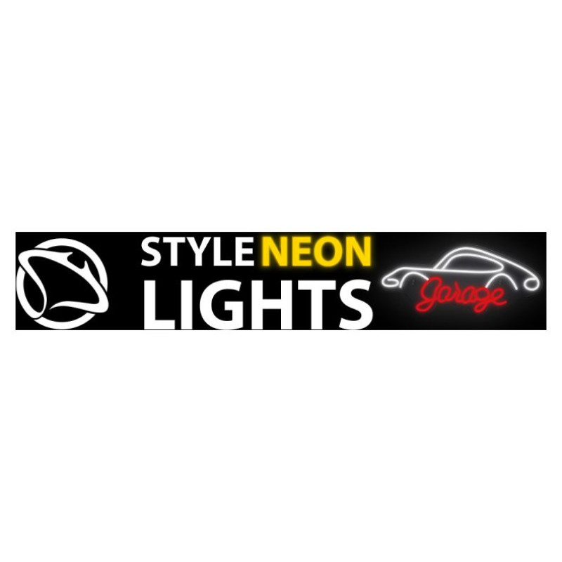 Manta SNL95WH Style Neon Lights Garage white-red