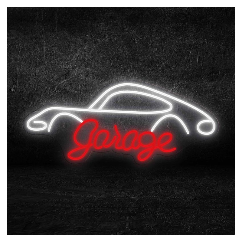 Manta SNL95WH Style Neon Lights Garage white-red