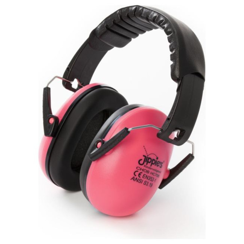 Jippie's trok&scaron;ņus slāpējo&scaron;as austiņas bērniem, rozā - 858412