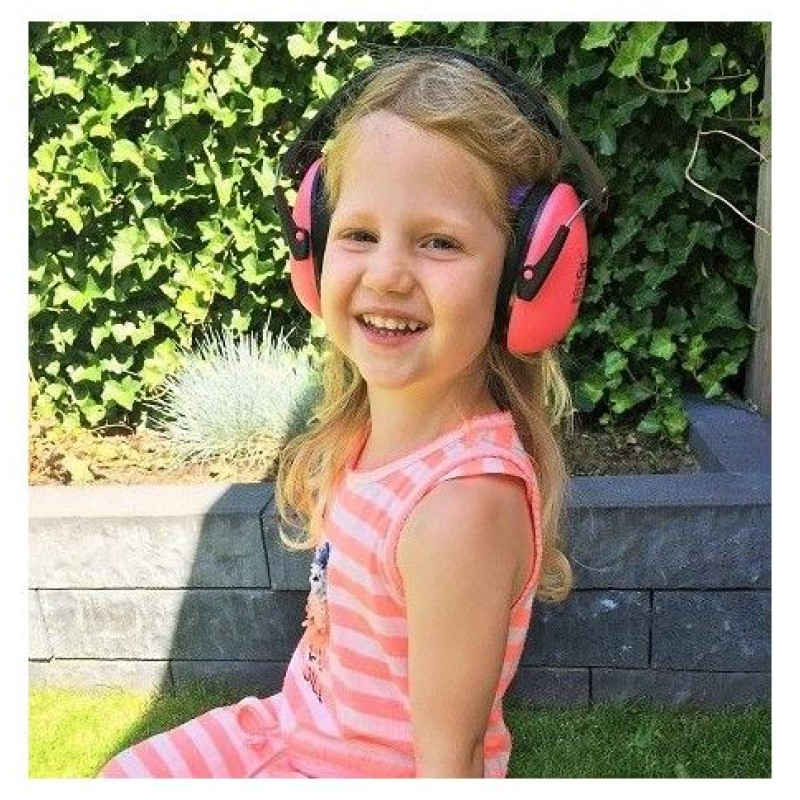 Jippie's trok&scaron;ņus slāpējo&scaron;as austiņas bērniem, rozā - 858412