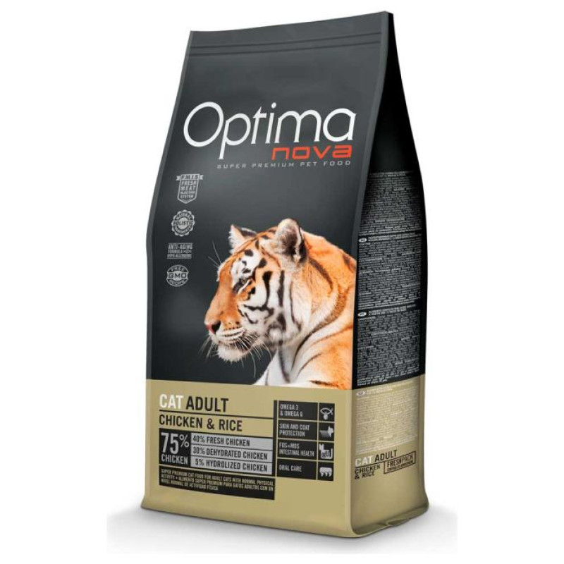 Optimanova Cat Adult Chicken & Rice 8 kg