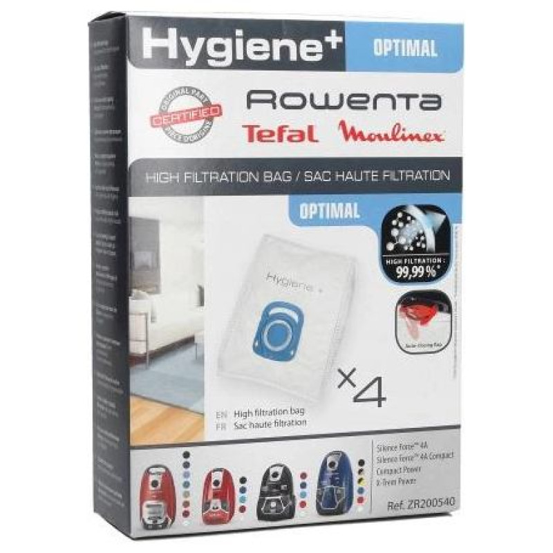Tefal putekļu maisiņi HYGIENE+, 4gab. - ZR200540