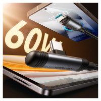 Joyroom S-A56 EnjoyX Series 90° USB-C - USB-C cable 60W 1.2m - black