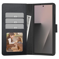 Tech-Protect Wallet Case for Samsung Galaxy Z Fold 7 - Black