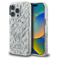 Karl Lagerfeld IML Karl Script Pattern MagSafe Case for iPhone 16 Pro Max - White