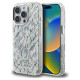Karl Lagerfeld IML Karl Script Pattern MagSafe Case for iPhone 16 Pro Max - White