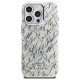 Karl Lagerfeld IML Karl Script Pattern MagSafe Case for iPhone 16 Pro Max - White